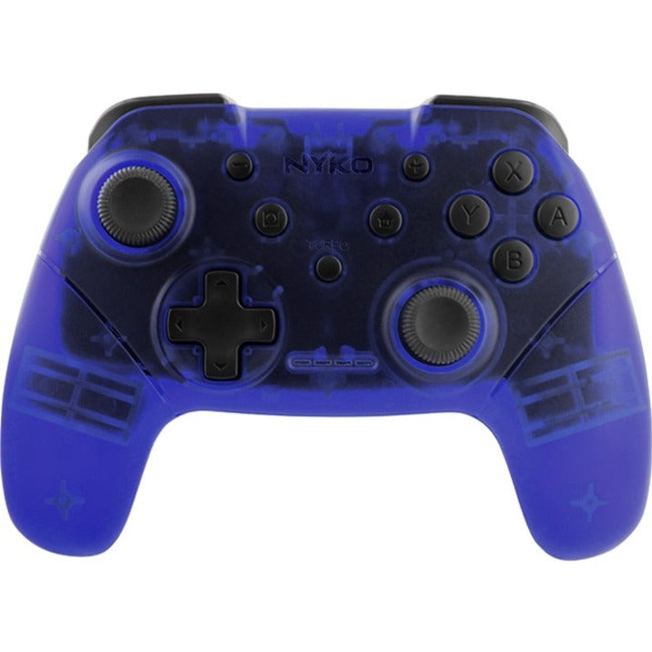 Nyko 87263 Wireless Core Controller (Blue) for Nintendo Switch, Gaming Pad with Turbo Button, Vibration Feedback, and Bluetooth Connectivity