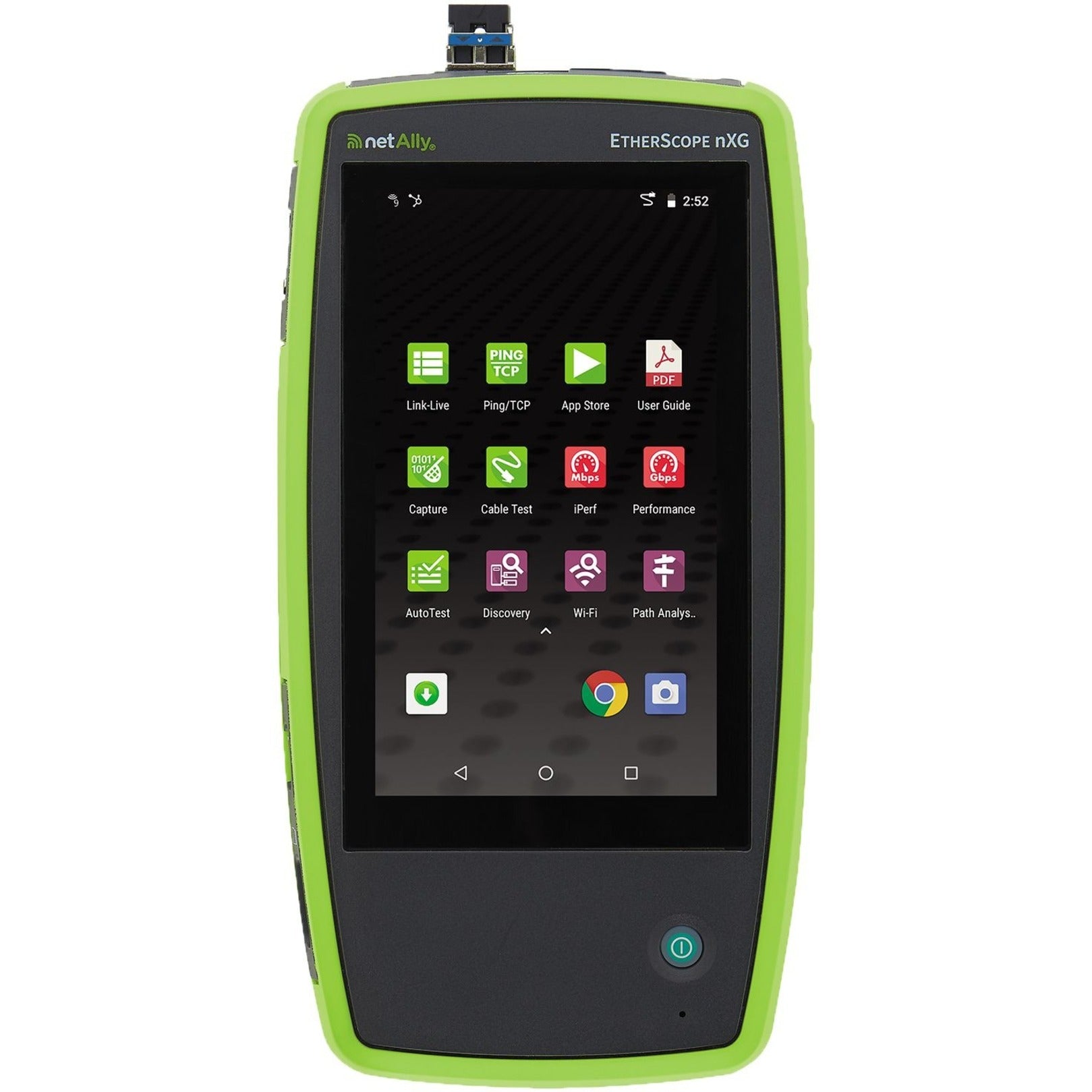 NetAlly EXG-200-KIT EtherScope EXG-200 Network Testing Device, Network Testing Kit with Li-ION Battery, SFP+ Modules, and Accessories