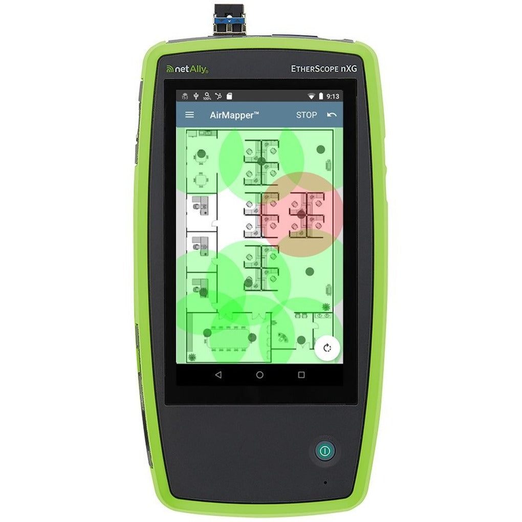 NetAlly EXG-200 EtherScope Portable Network Expert, Network Testing Device with 10 Gigabit Ethernet, Twisted Pair and Optical Fiber Support