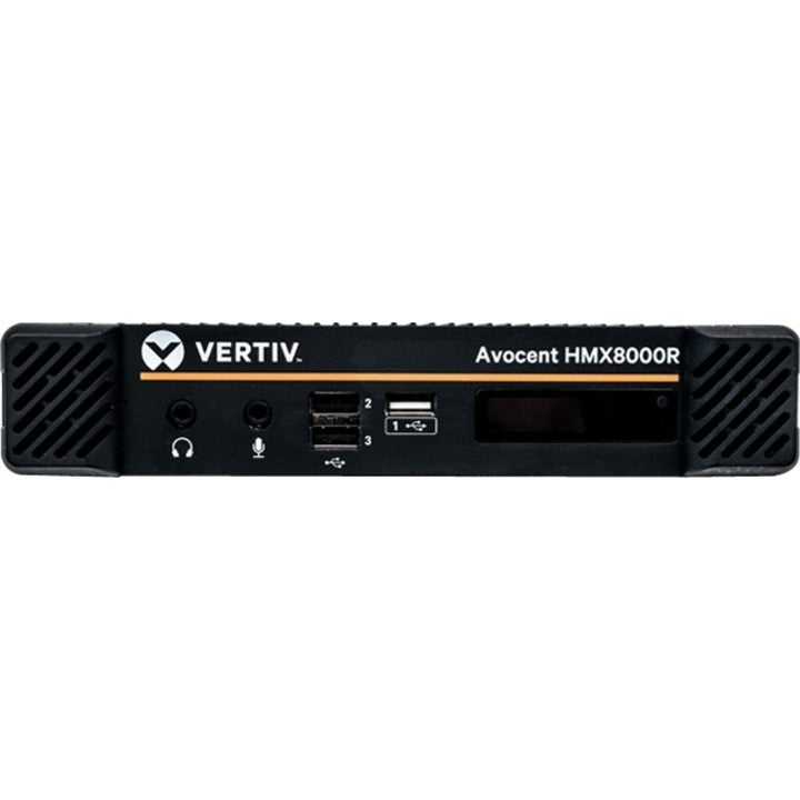 AVOCENT HMX8000R-400 HMX 8000 Receiver, KVM Console/Extender, 4K Video, 2 Year Warranty, TAA Compliant, PC/Mac/Linux Supported, USB, Microphone, Network (RJ-45), Digital Audio/Video