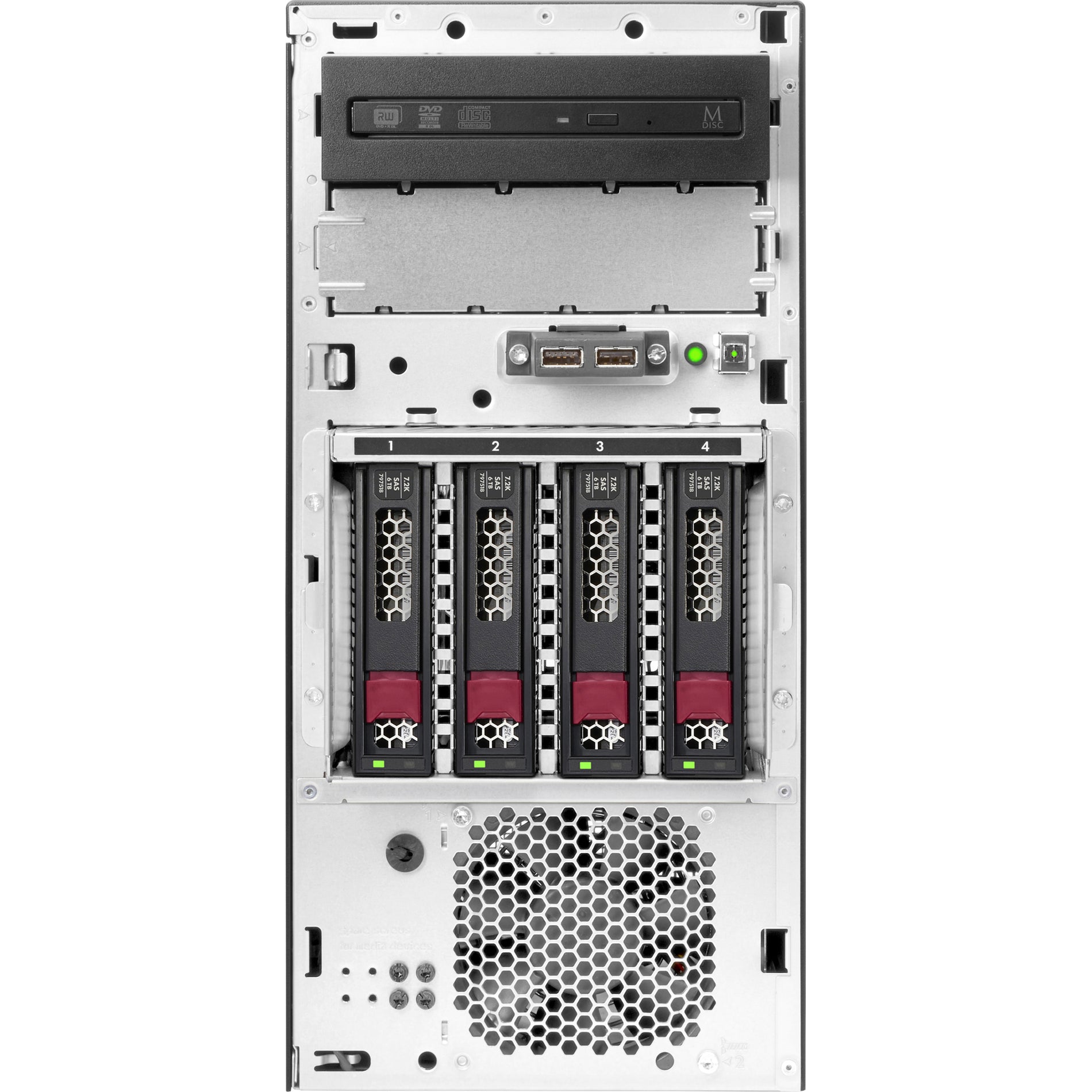 HPE P16926-S01 ProLiant ML30 Gen10 E-2224 3.4GHz 4-core 1P 8GB-U S100i 4LFF-NHP 350W PS Server, Quad-core, 8GB RAM, Tower