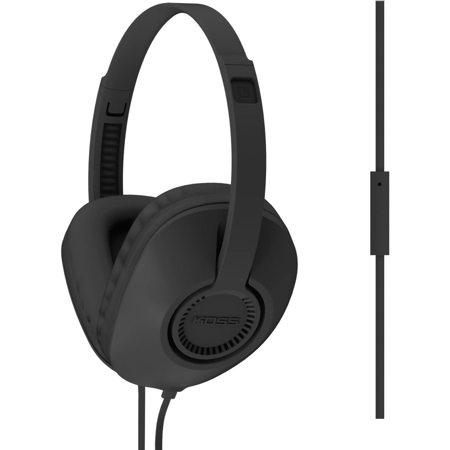Koss 195083 UR23i Over Ear Headphones, Binaural, Lifetime Warranty, On-cable Microphone, Mini-phone (3.5mm) Interface