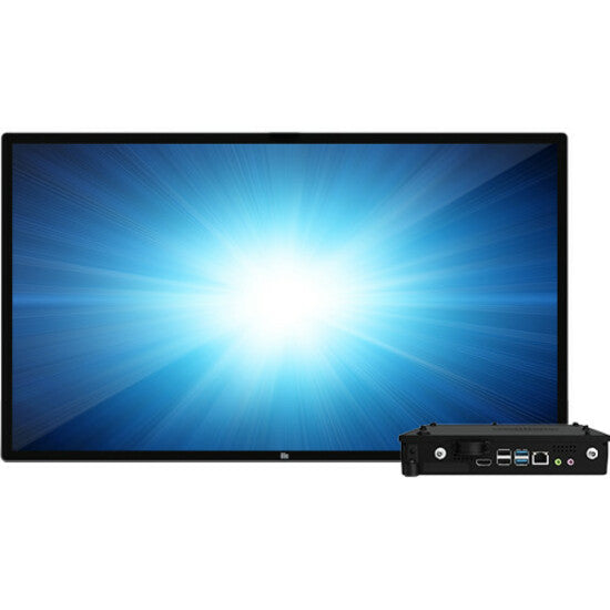 Elo E628244 5553L 55" (4K) Interactive Digital Signage, LED Backlight Technology, 450 Nit Brightness, Energy Star, USB, HDMI, Serial, Ethernet, Black