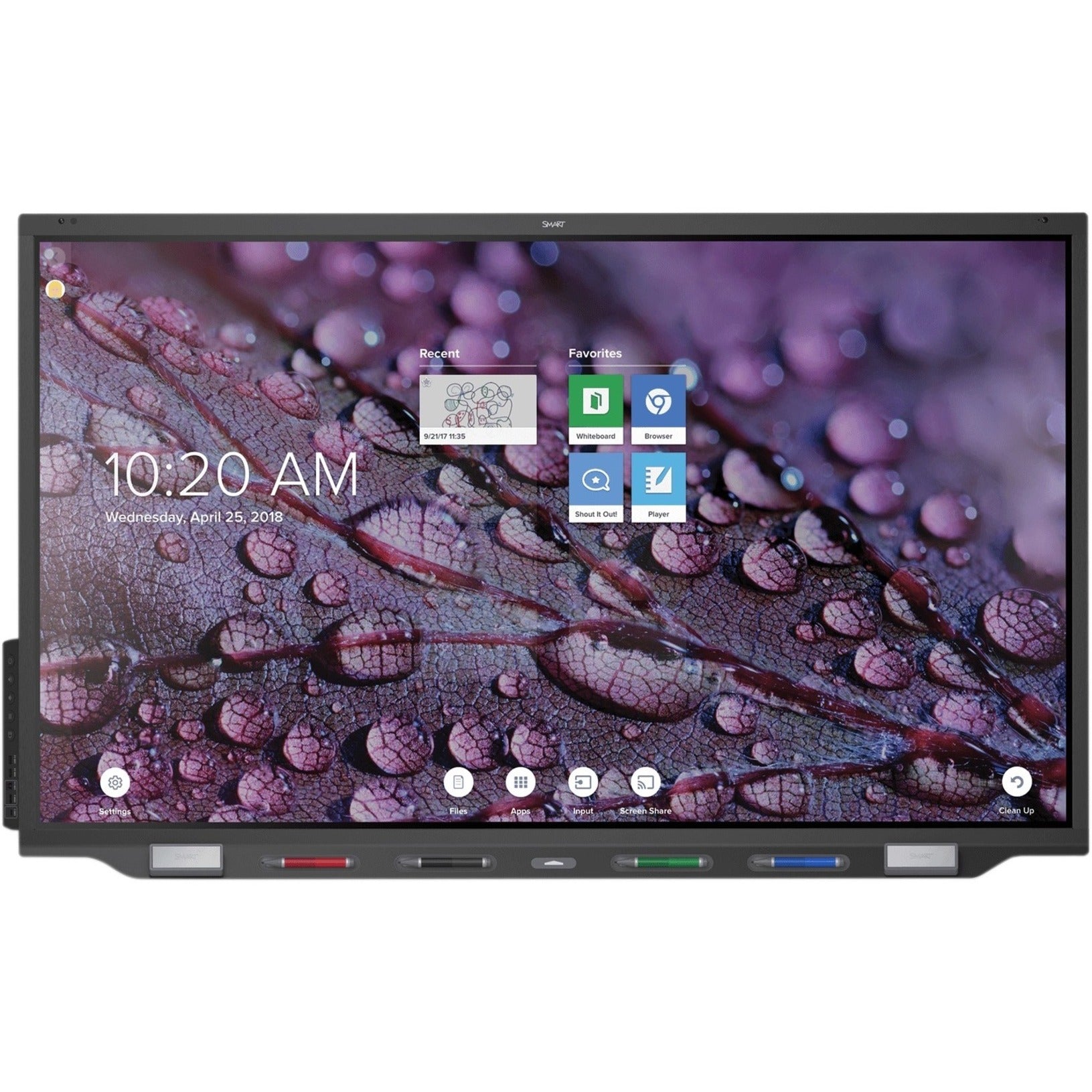 SMART Board SBID-7286R-P LCD Touchscreen Monitor, 86" 4K UHD, Multi-touch Screen, 350 Nit Brightness, 8 ms Response Time