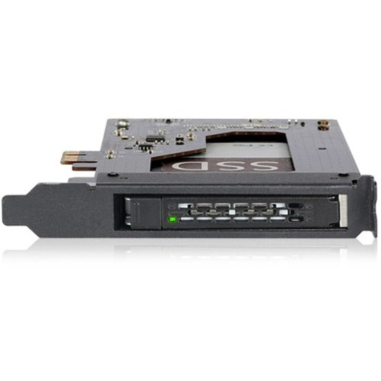 Icy Dock MB839SP-B ToughArmor 2.5" SATA SSD/HDD to PCIe 2.0 x1 Hot-Swap Mobile Rack for PCIe Expansion Slots