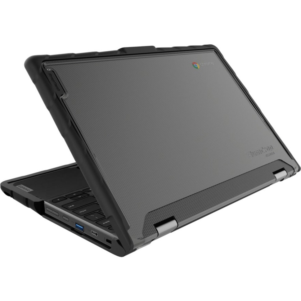 Gumdrop 01L007 DropTech Lenovo 500e Chromebook Case Gen 2, Shock Resistant, Drop Proof, Clear/Black