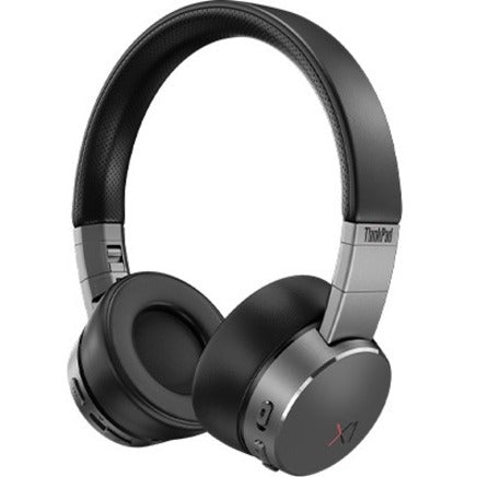 Lenovo 4XD0U47635 ThinkPad X1 Active Noise Cancellation Headphones, Over-the-head, Wireless Bluetooth, Black