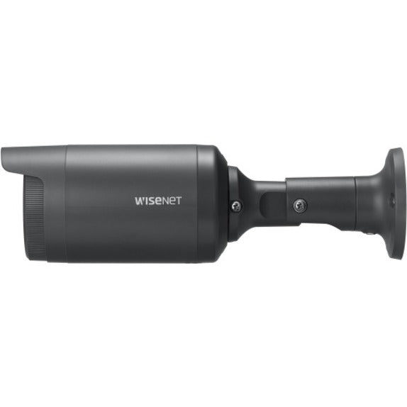 Wisenet LNO-6032R 2MP IR Bullet Camera, Outdoor HD Network Camera, Monochrome/Color, 6mm Fixed Lens, H.264/MJPEG, 30fps, 1920 x 1080, Night Vision, Wired