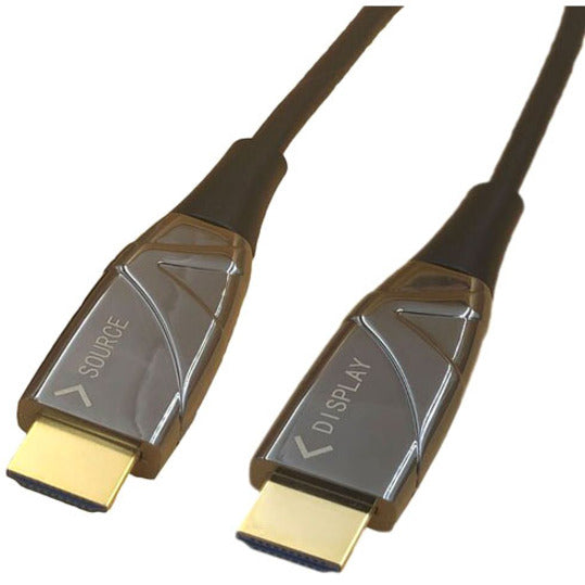 4XEM 4XFIBERHDMI15M 15M 50FT Active Optical Fiber 2.0 HDMI, Fire Resistant, 18 Gbit/s, 4096 x 2160, Gold Plated Connectors