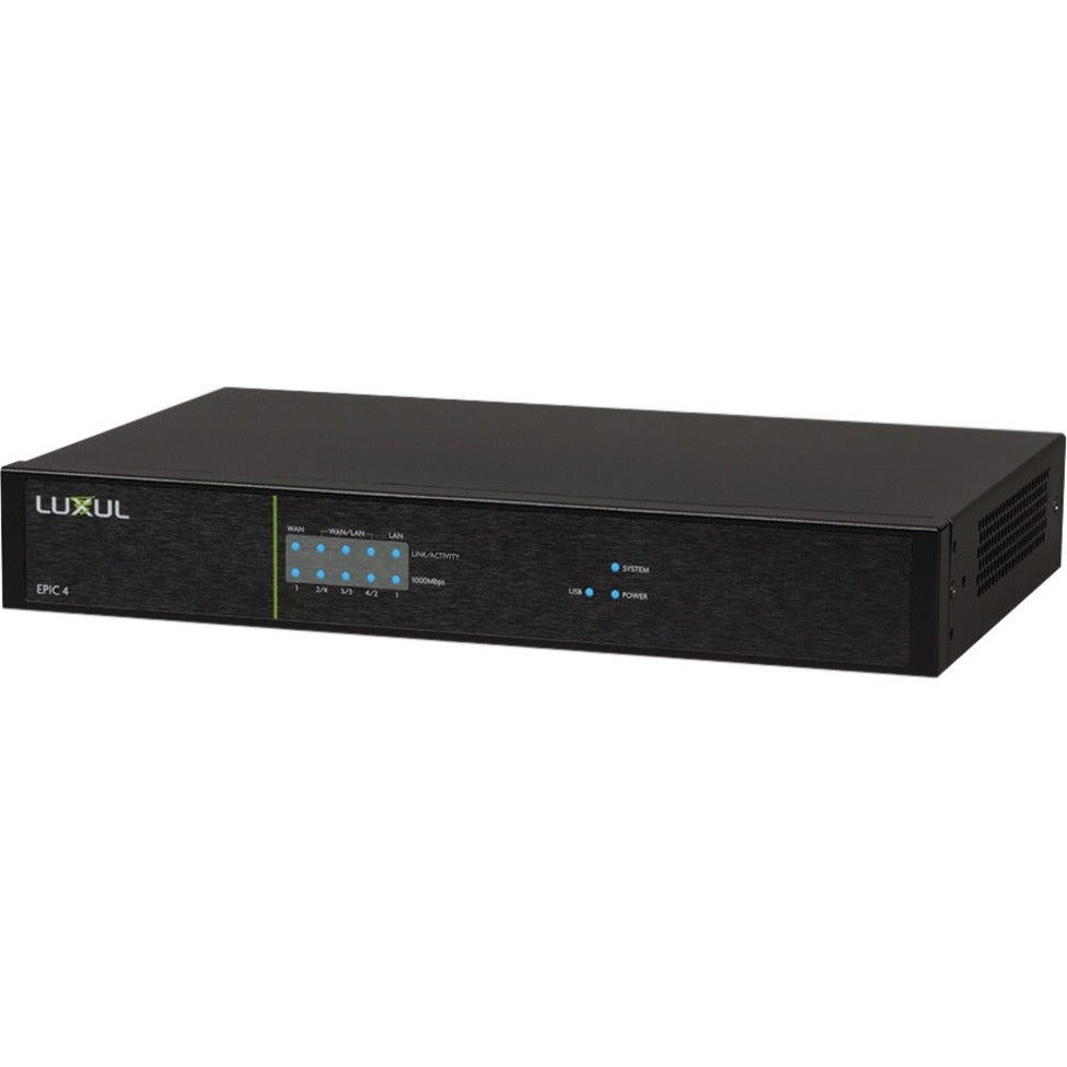 Luxul ABR-4500 Epic 4 Multi-WAN Gigabit Router, 5 Ports, RoHS Certified