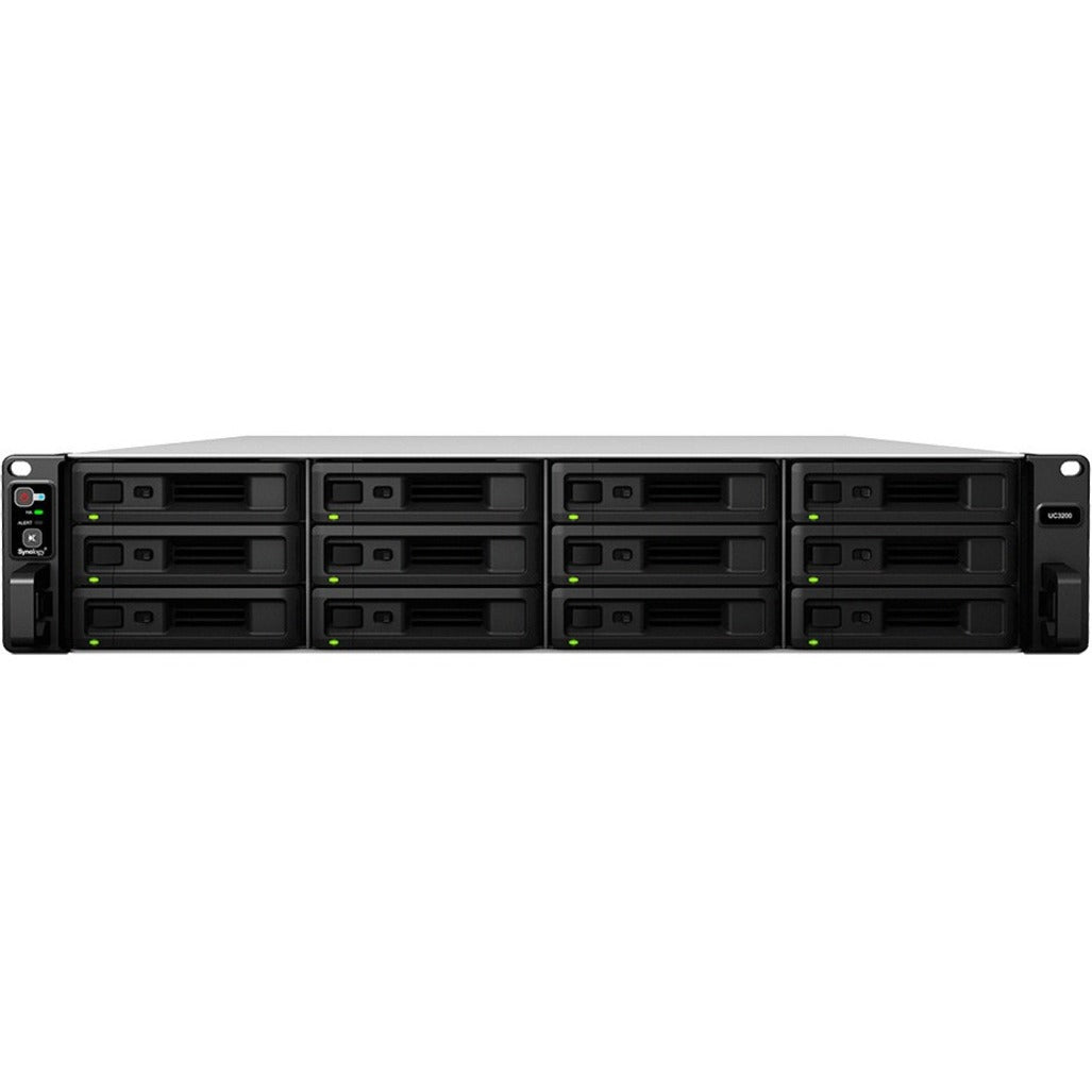 Synology UC3200 Unified Controller Active-Active IP SAN for Mission-Critical Environments, 2U 12-Bay, 10GbE, 8GB DDR4