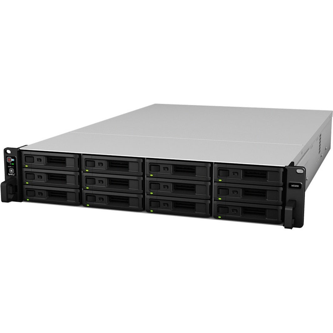 Synology UC3200 Unified Controller Active-Active IP SAN for Mission-Critical Environments, 2U 12-Bay, 10GbE, 8GB DDR4