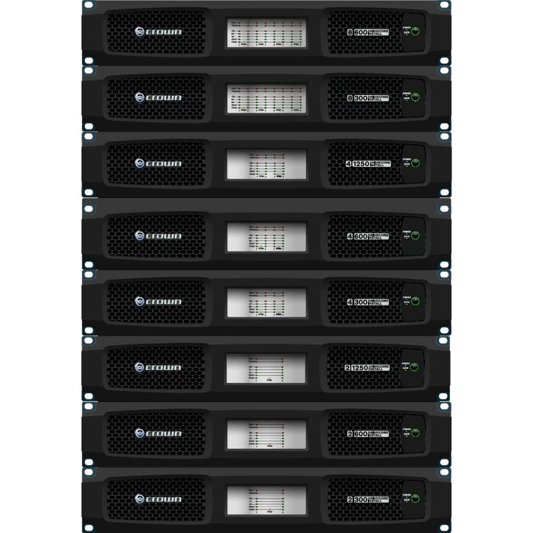 Crown DCI8X600-U-USFX Eight-channel, 600W @ 4Ω Analog Power Amplifier