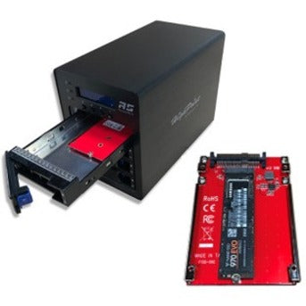 HighPoint SSD6540M 4-Bay M.2 NVMe RAID Storage Solution, 2 Year Warranty, PCIe 3.0 x16 Controller