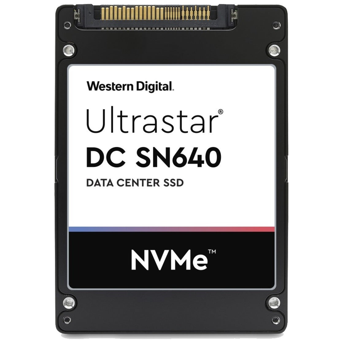 Western Digital 0TS1930 Ultrastar DC SN640 WUS4BB076D7P3E3 Solid State Drive, 7.5 TB Storage Capacity, 256-bit Encryption, Read Intensive, 5 Year Warranty