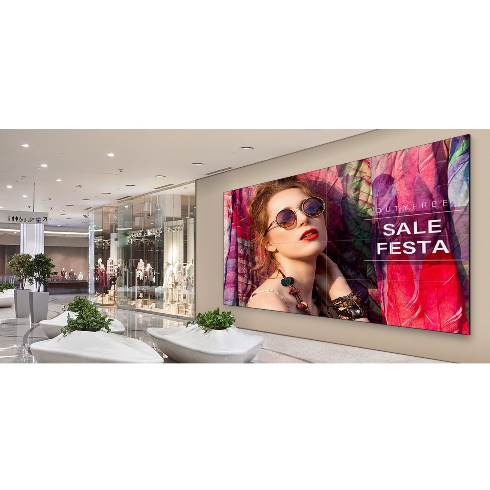 Samsung VH55R-R Razor Thin Video Wall Display for Business, 55-inch SMART Signage