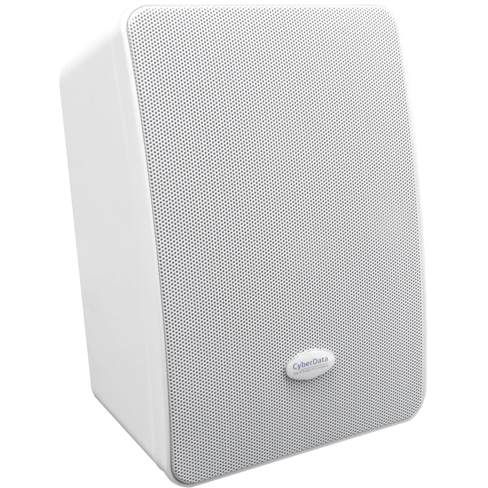 CyberData 011487 Multicast Wall Mount Speaker, White - 2 Year Warranty, RoHS Certified, 98 dB Sensitivity