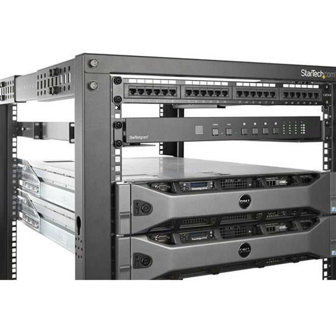 StarTech.com UNIRAILS1UB 1U Server Rack Rails With Adjustable Mounting Depth, Supports up to 200 lbs