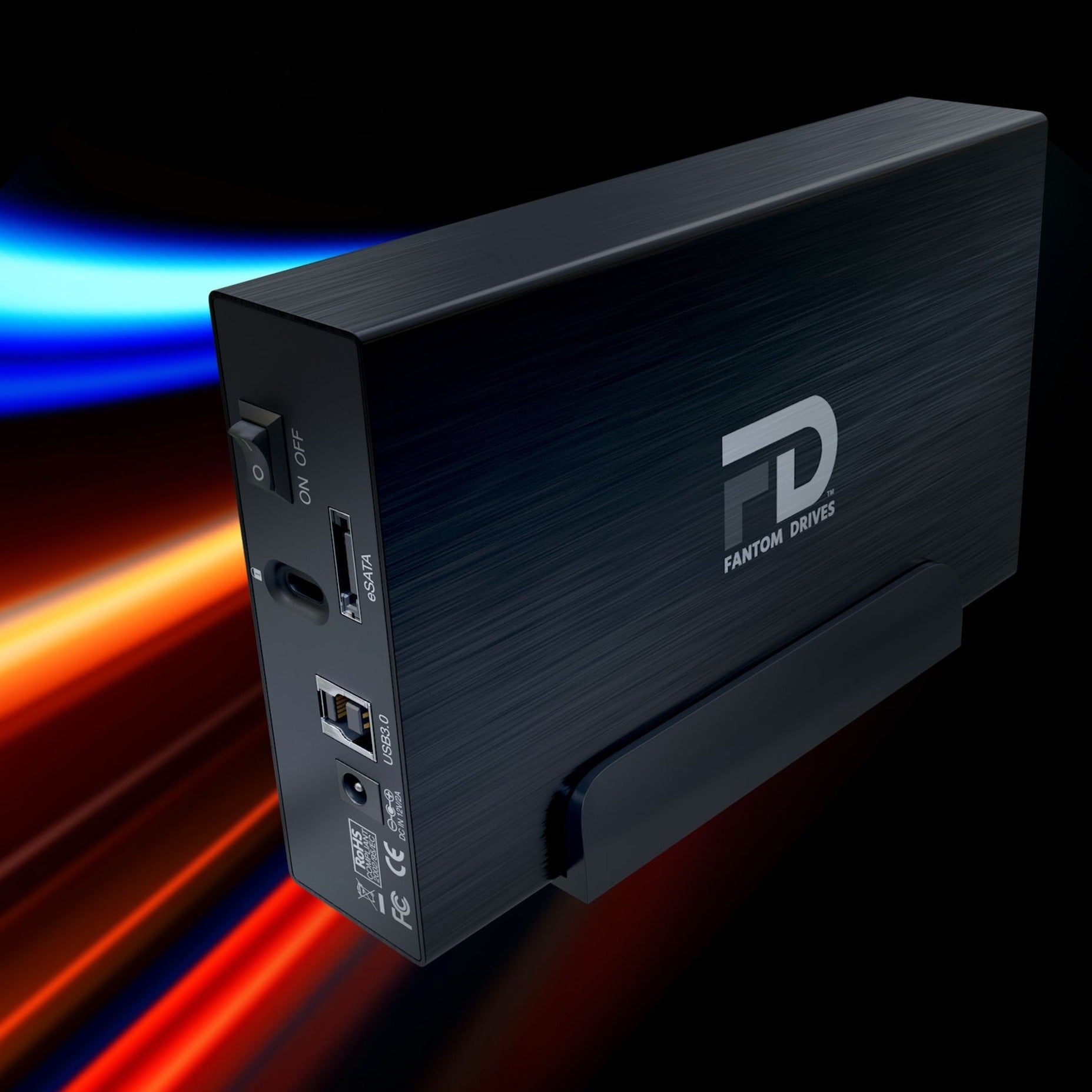 Fantom Drives GF3B6000EU-TAA GFORCE 6TB External Hard Drive - USB 3.2 Gen 1 5Gb/s & eSATA, TAA Compliant