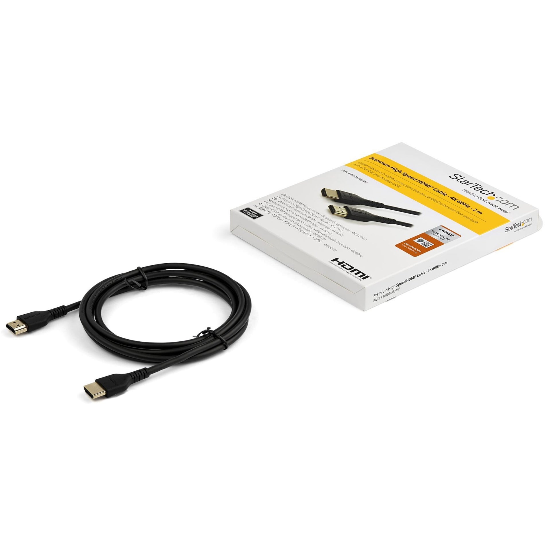 Premium High Speed HDMI Cable with Ethernet - 4K 60Hz (RHDMM2MP)