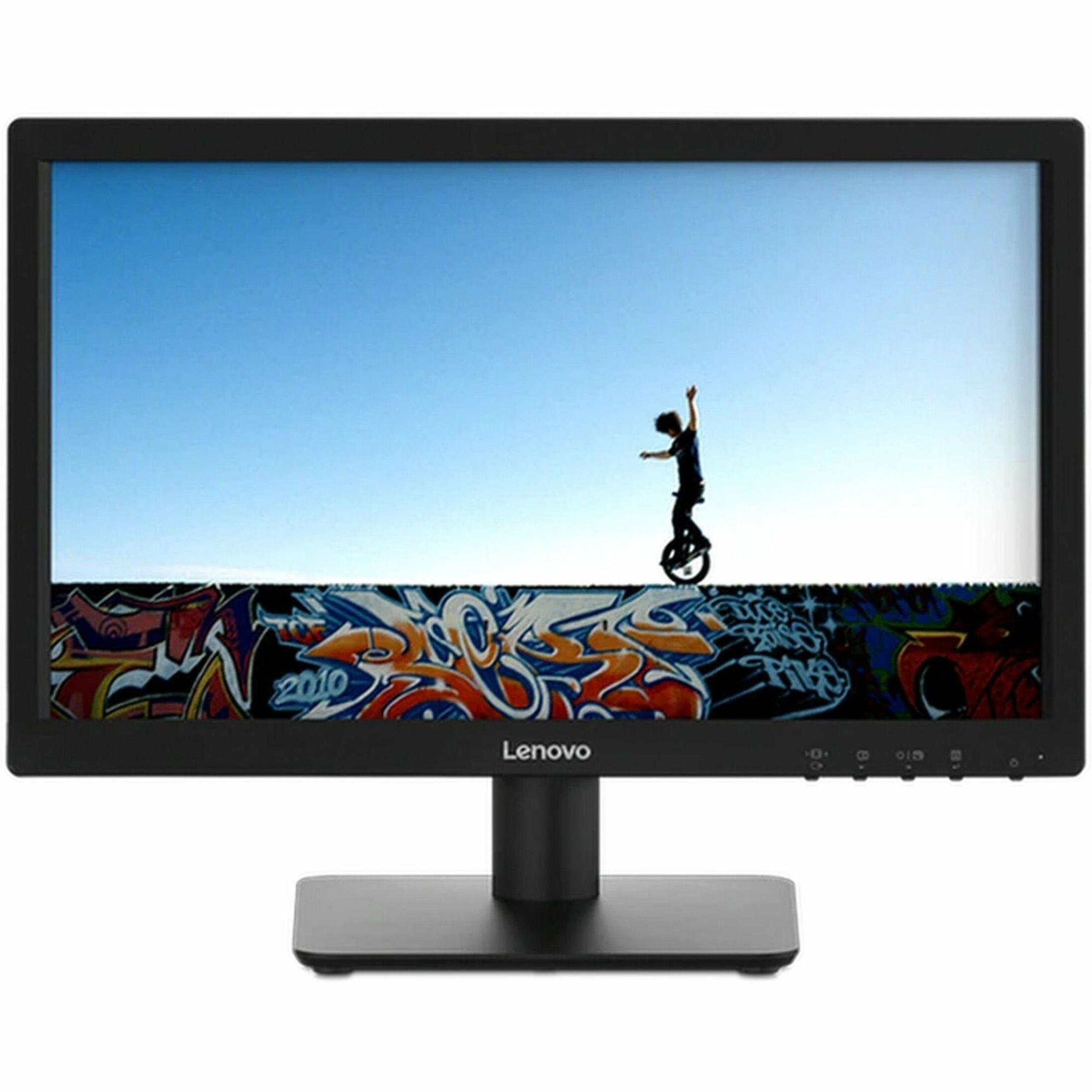 Lenovo 61E0KAR6US D19-10 Widescreen LCD Monitor, 18.5 WXGA, 16:9, 200 Nit, Black