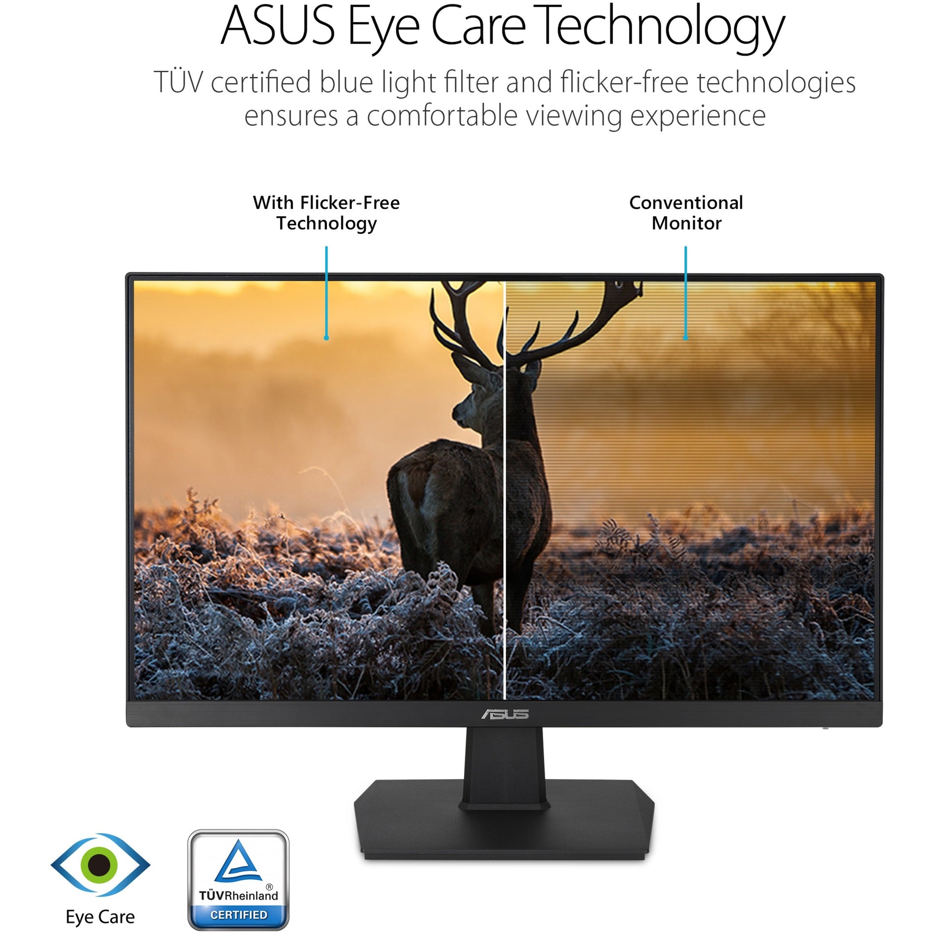 Asus VA27EHE Gaming LCD Monitor 27" Full HD, Adaptive Sync, 75Hz Refresh Rate