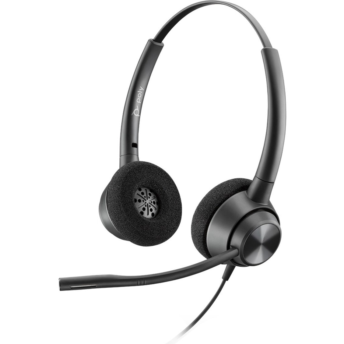 Plantronics 214573-01 EncorePro 320 QD Headset, Binaural Over-the-head, Noise Cancelling, Stereo