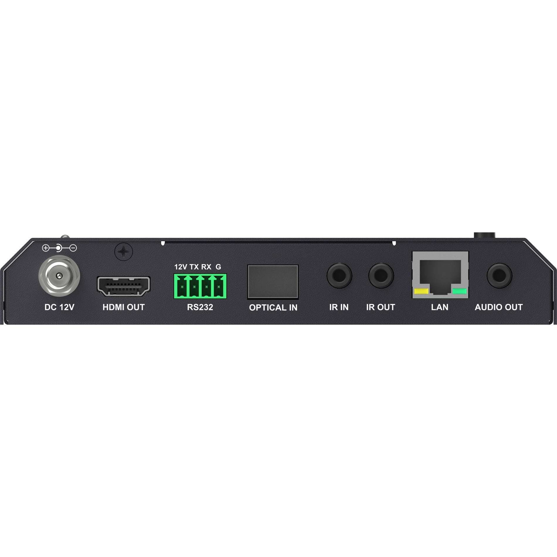 Black Box MCX-S7-FO-DEC MCX S7 4K60 Network AV Decoder - HDCP 2.2, HDMI 2.0, 10-GbE Fiber, Video Decoding, Audio Decoder