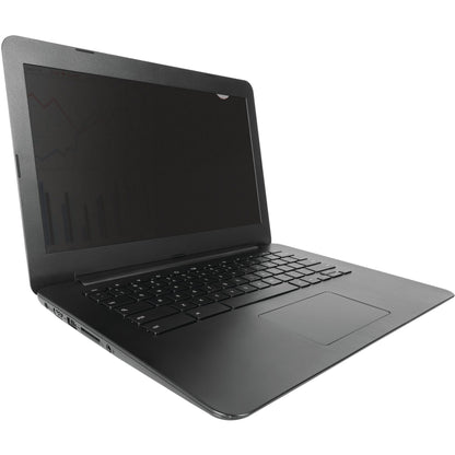 Side view of laptop with privacy screen showing seamless integration and professional appearance-alternate-image3
