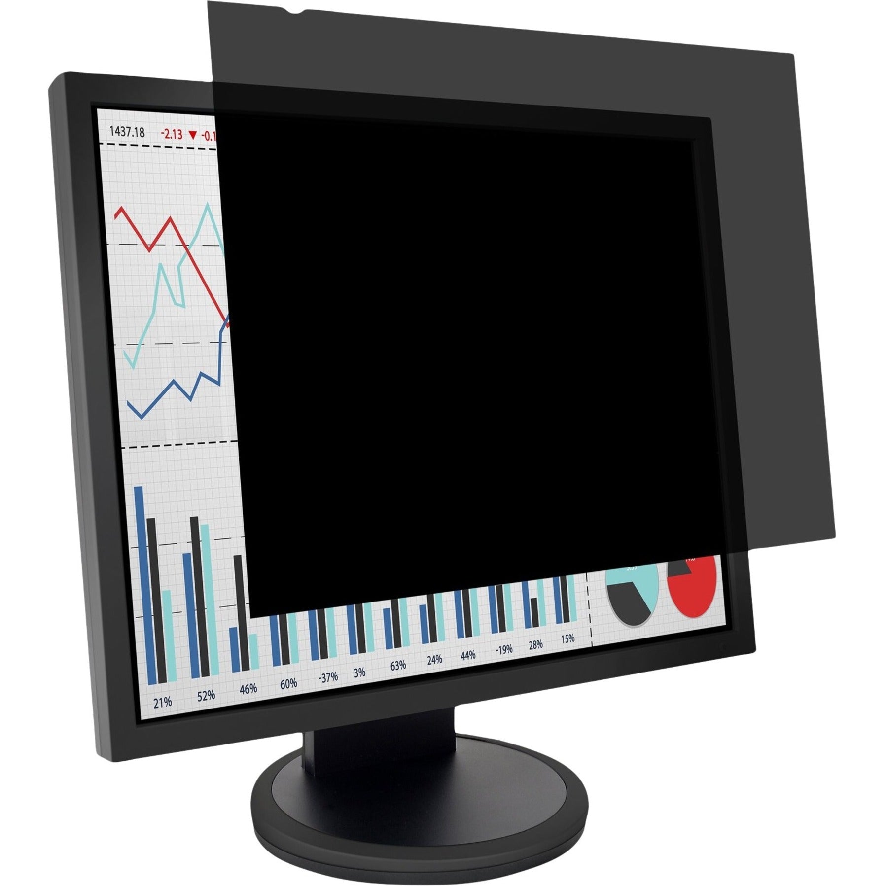 Kensington K52108WW FP181 Privacy Screen for 19 Monitors (5:4), Blue Light Reduction, Easy to Apply, Tinted Clear