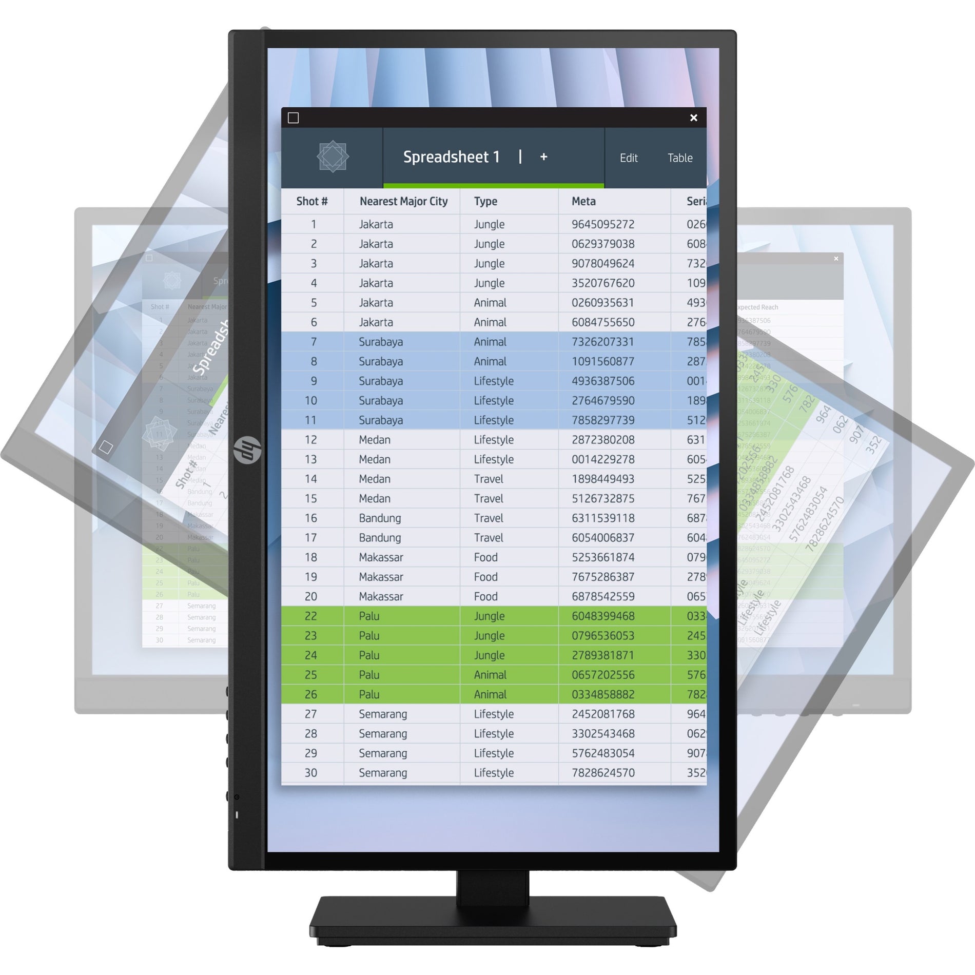 HP P22h G4 FHD Monitor, 21.5" Full HD LCD, 16:9, Black