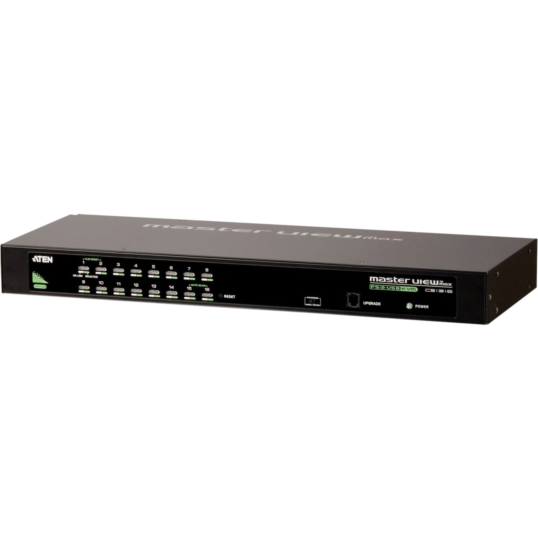 HPE Q1F46A CS1316 G2 0x1x16 Analog KVM Switch for HPE Servers, 16 VGA Ports, 3 USB Ports
