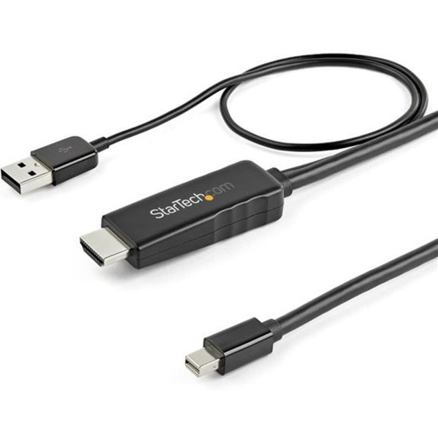 StarTech.com HD2MDPMM2M 6.6 ft. HDMI to Mini DisplayPort Cable - 4K 30Hz, USB-Powered, Mac & Windows, Active Video Cable Adapter [Discontinued]
