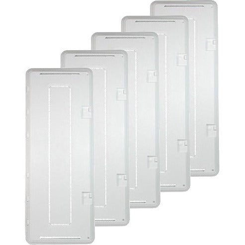 On-Q ENP42605-NA 42-in Plastic Trim and Hinged Cover, 5-Pack, Wall Mountable, White