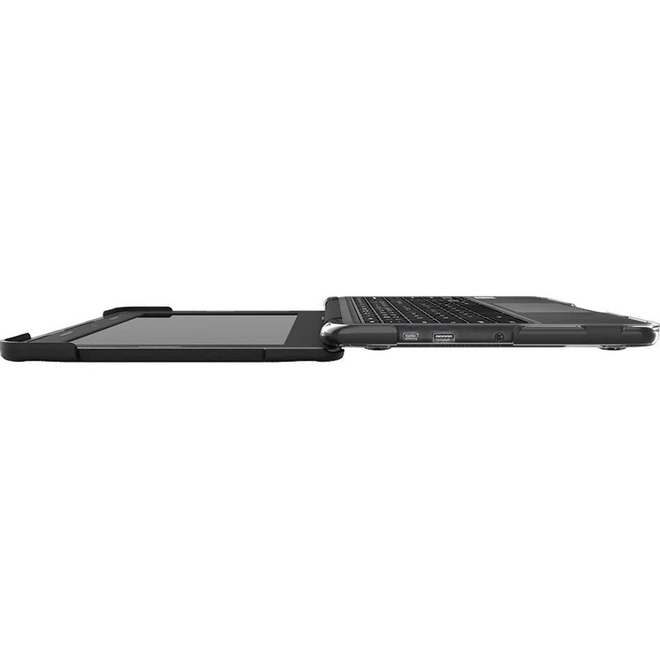 Gumdrop 06D000 SlimTech for Dell Chromebook 3100 (Clamshell), Textured Grip, Bump Resistant, Scratch Resistant, Scuff Resistant, Black Case
