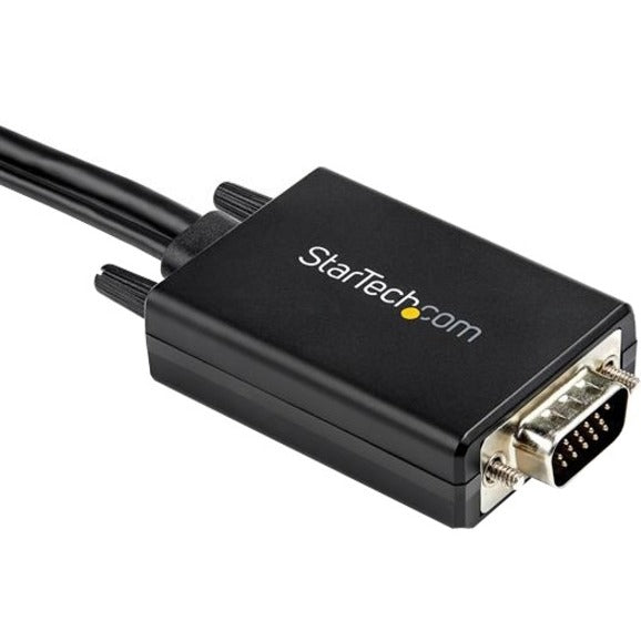 StarTech.com VGA2HDMM10 10 ft. VGA to HDMI Adapter Cable - USB-Powered, 1080p [Discontinued]