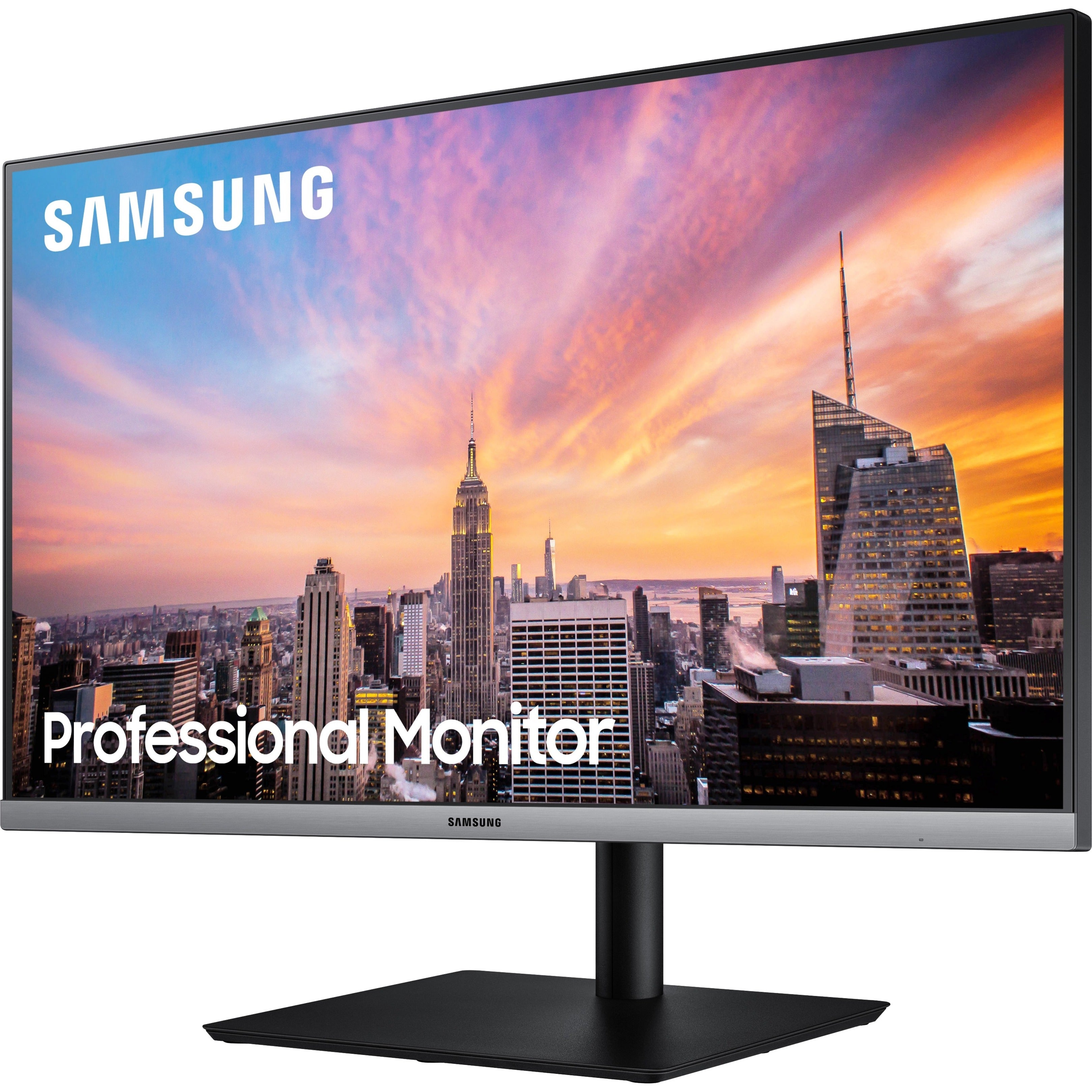 Samsung S27R650FDN SR650 Series Business Monitor, 27 Full HD LCD Monitor - Dark Blue Gray, USB Hub, HDMI, DisplayPort