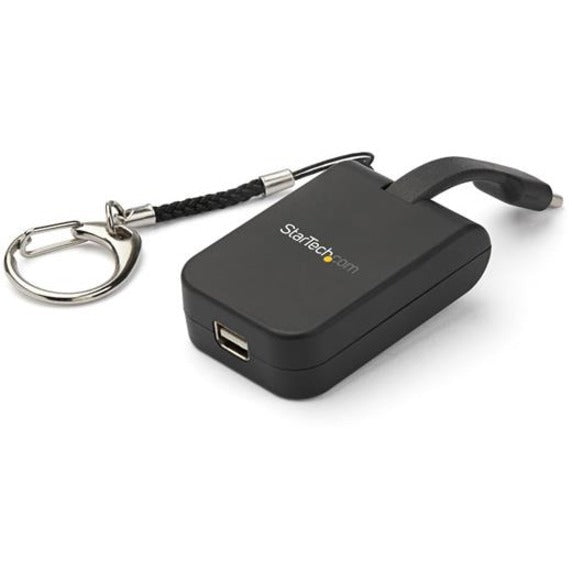 StarTech.com CDP2MDPFC Portable USB-C to Mini DisplayPort Adapter - Quick-Connect Keychain, 4K, Plug and Play