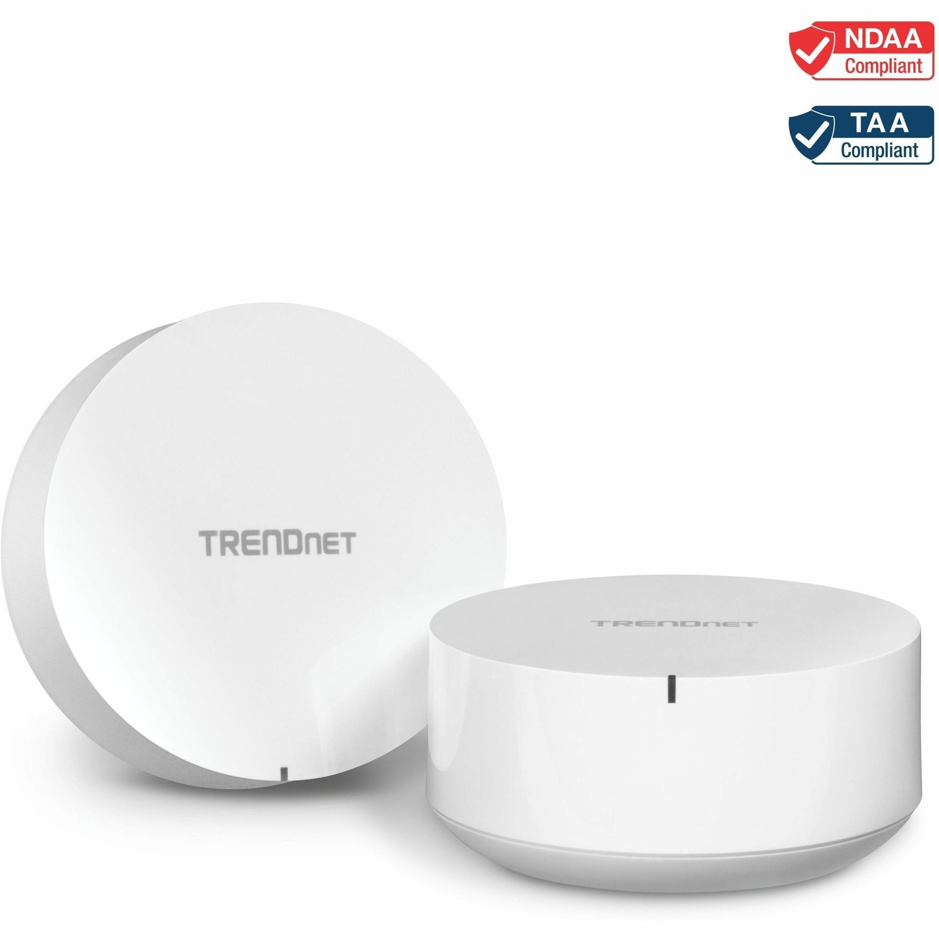 TRENDnet TEW-830MDR2K AC2200 WiFi Mesh Router System(2 pack), Gigabit Ethernet, 3 Year Warranty