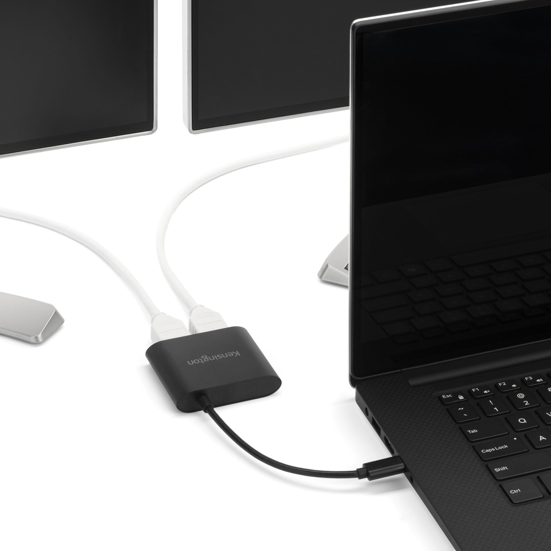 Kensington K38286WW USB-C to Dual HDMI 1.4 Video Adapter, Plug and Play, 3840 x 2160 Resolution Supported