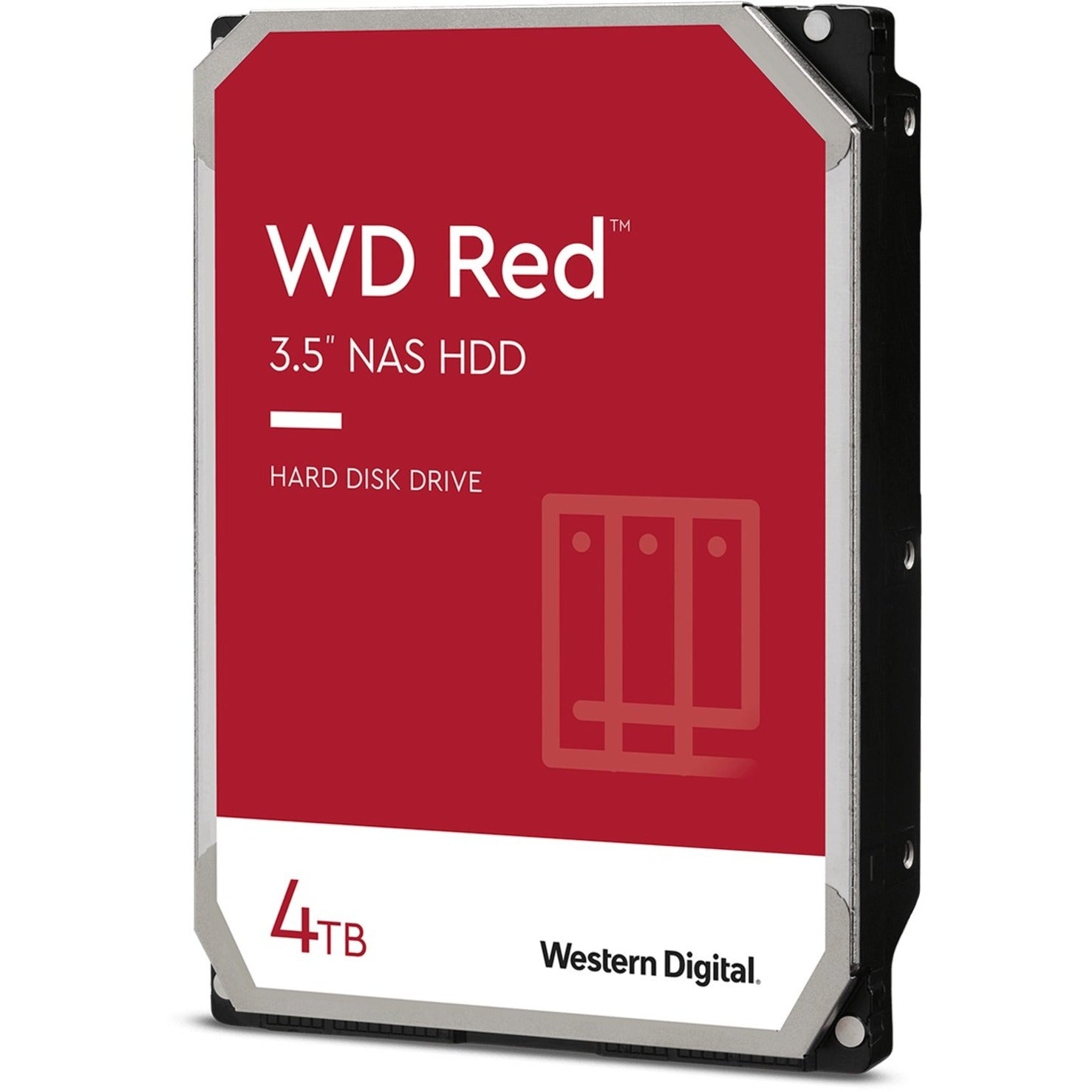 Western Digital WD40EFAX Red 4TB NAS Hard Drive, 3 Year Warranty, SATA/600, 5400 RPM, 256MB Buffer