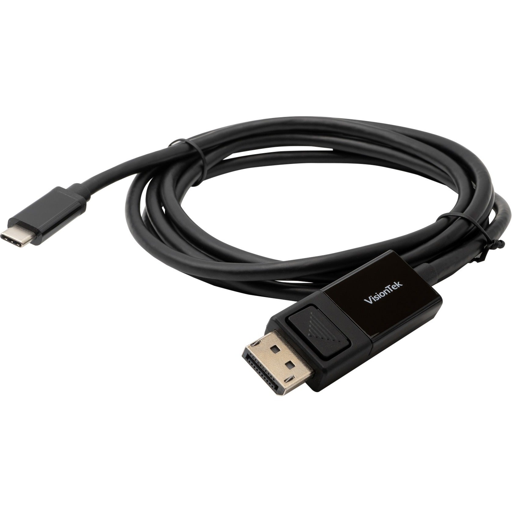 VisionTek 901288 USB-C to DisplayPort 1.4 Bi-Directional 2M Aktivkabel (M/M) Plug & Play 3840 x 2160 Unterstützte Auflösung