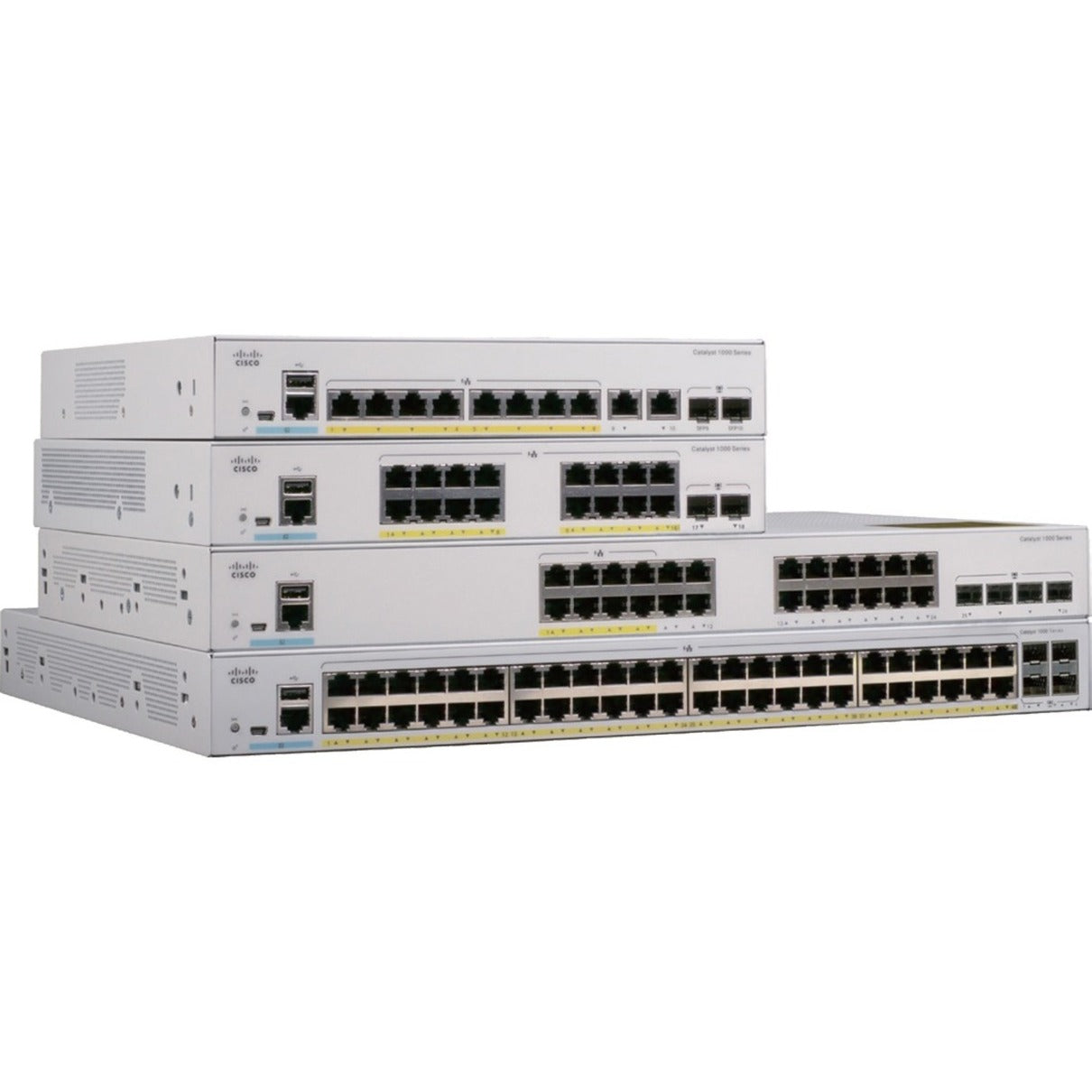 Cisco C1000-8T-2G-L Catalyst 1000 8 port GE, 2x1G SFP Ethernet Switch, Gigabit Ethernet, Lifetime Warranty, Rack-mountable