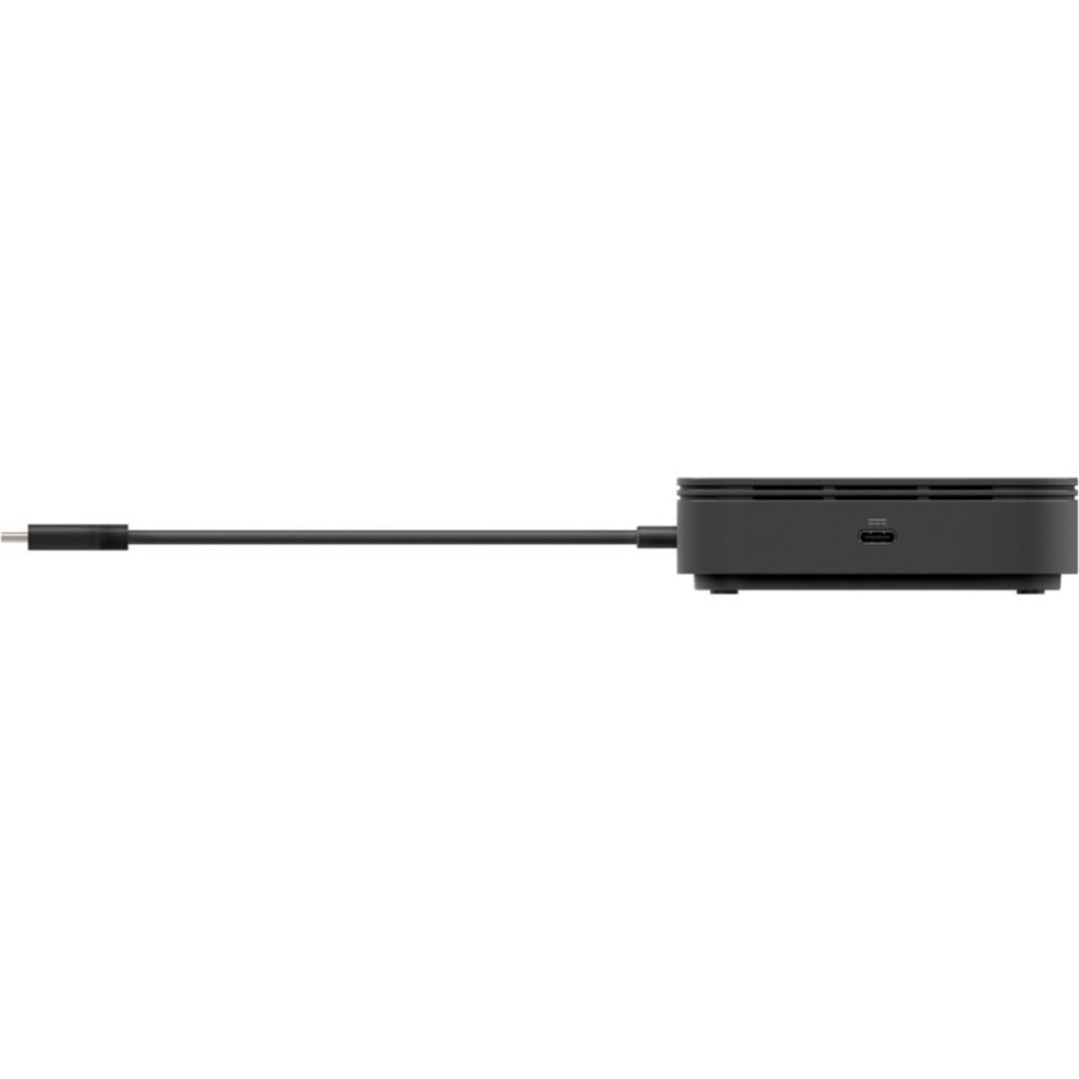 Belkin F4U110BT Thunderbolt 3 Dock Core, HDMI, USB Type-A, USB Type-C, DisplayPort, Thunderbolt, USB Type C, Network (RJ-45), 1 HDMI Port, 1 DisplayPort, 3 USB Ports, 1 USB Type-A Port, Headphone/Microphone Combo Port