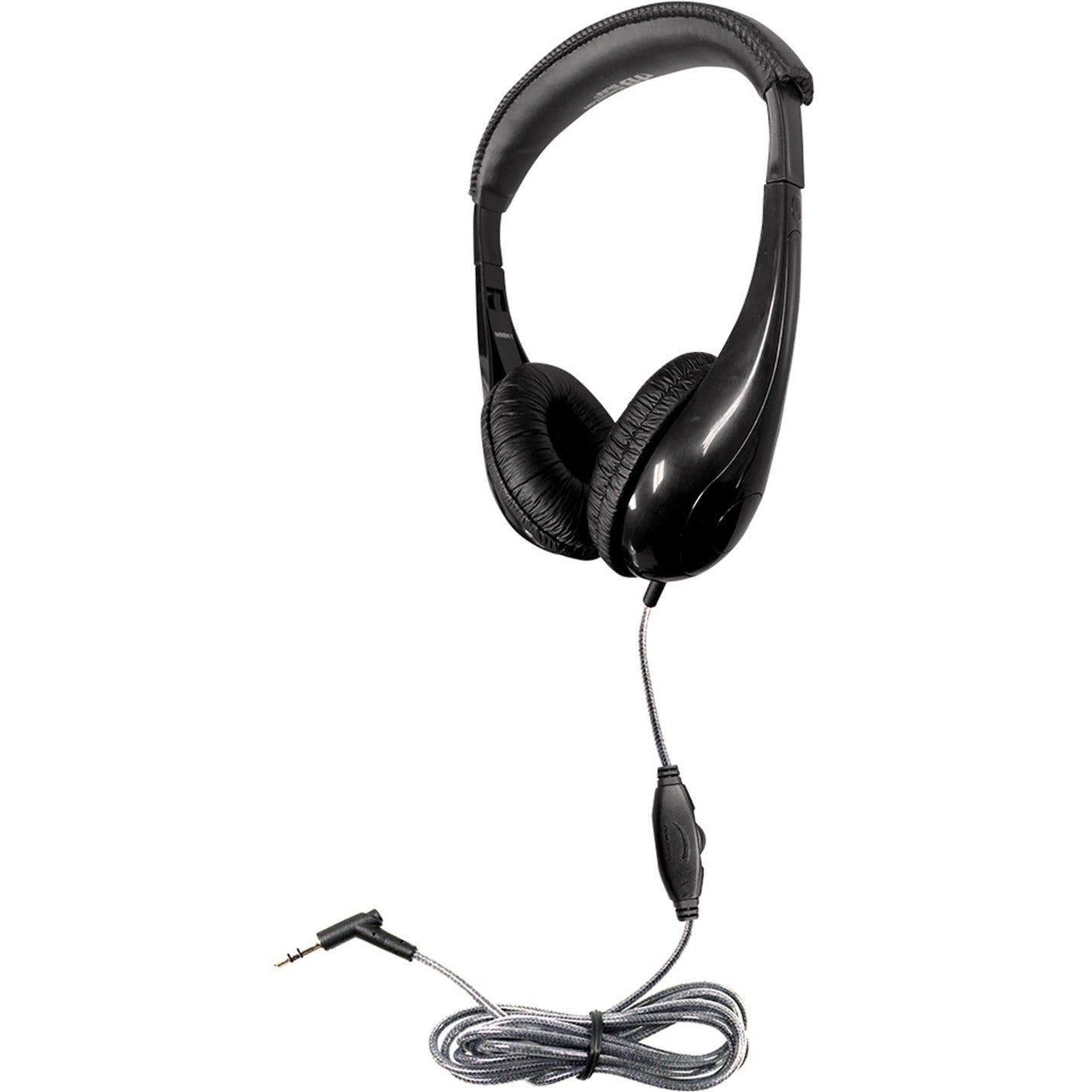 Hamilton Buhl M8BK1 Motiv8™ Mid-Sized Headphone with In-line Volume Control, Lightweight, Comfortable, Adjustable Headband