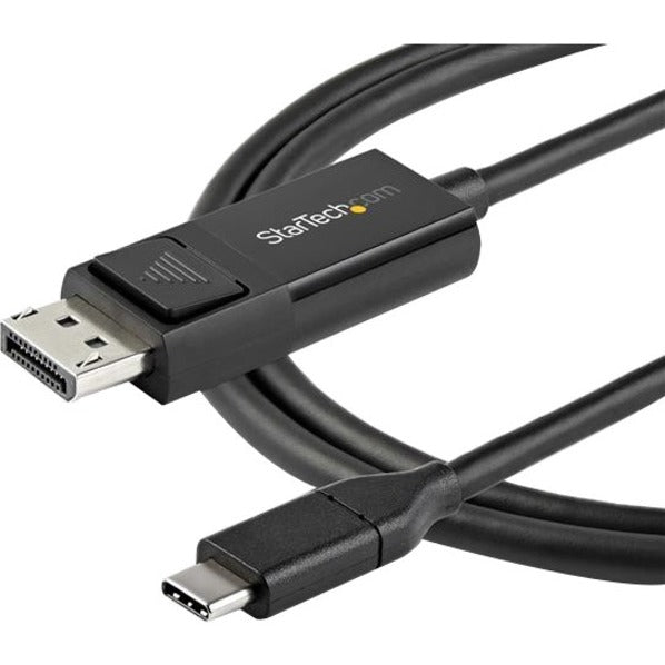 StarTech.com CDP2DP2MBD 6.6 ft. USB-C to DisplayPort 1.2 Cable, 4K 60Hz, Thunderbolt 3 Adapter