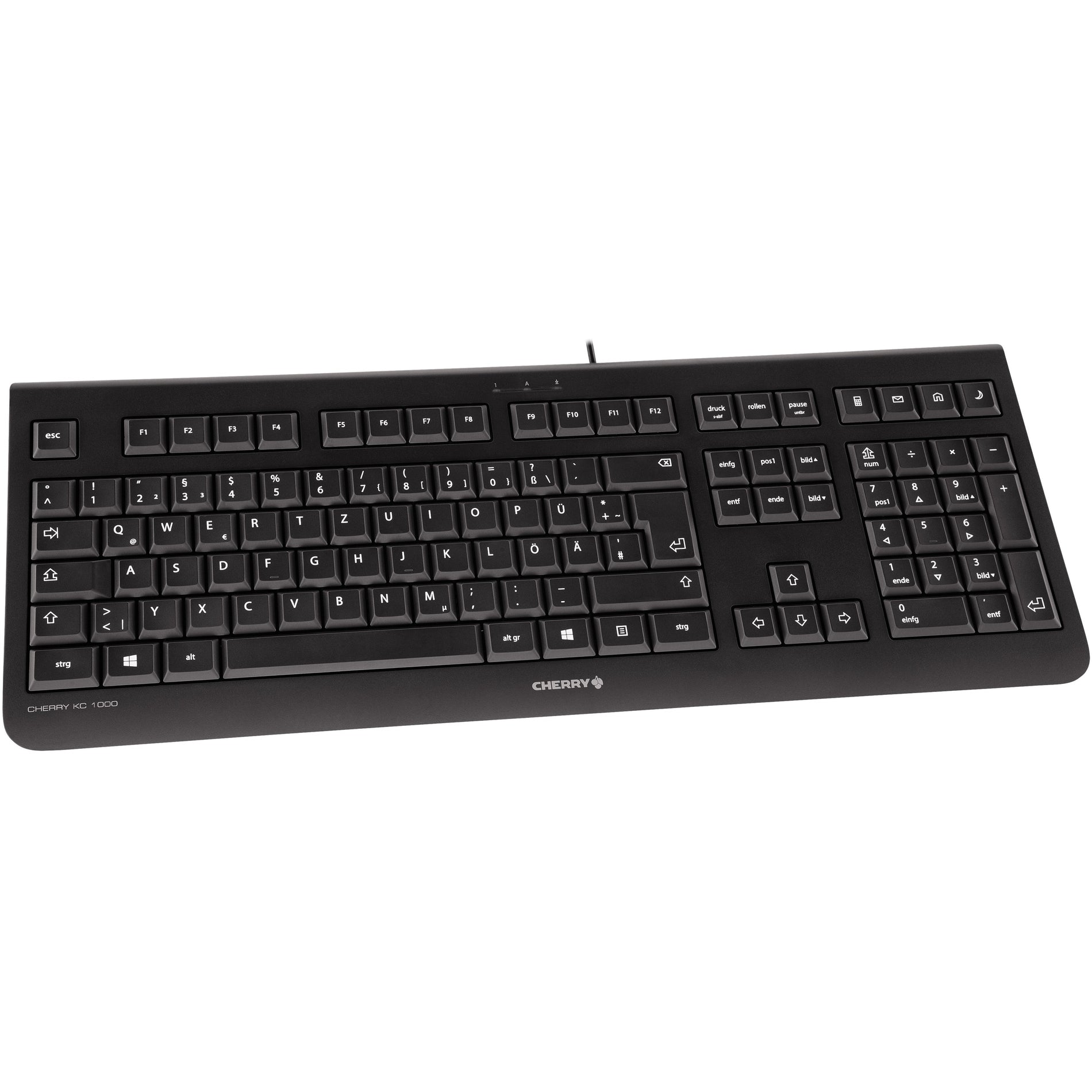 CHERRY JK-0800IT-2 KC 1000 Keyboard, Italian Layout, USB Wired, Black