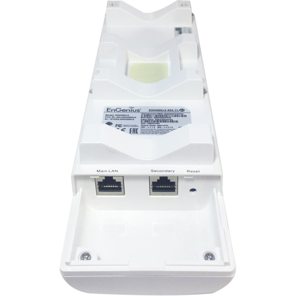 EnGenius ENH500V3 Wi-Fi 5 Wave 2 Outdoor AC867 5 GHz Wireless Bridge, Gigabit Ethernet, 867 Mbit/s