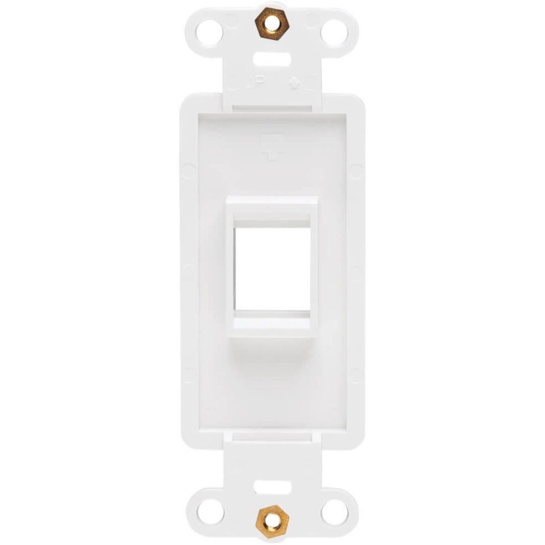 Tripp Lite N042D-001V-WH Center Plate Insert, Decora Style - Vertical, 1 Port, White