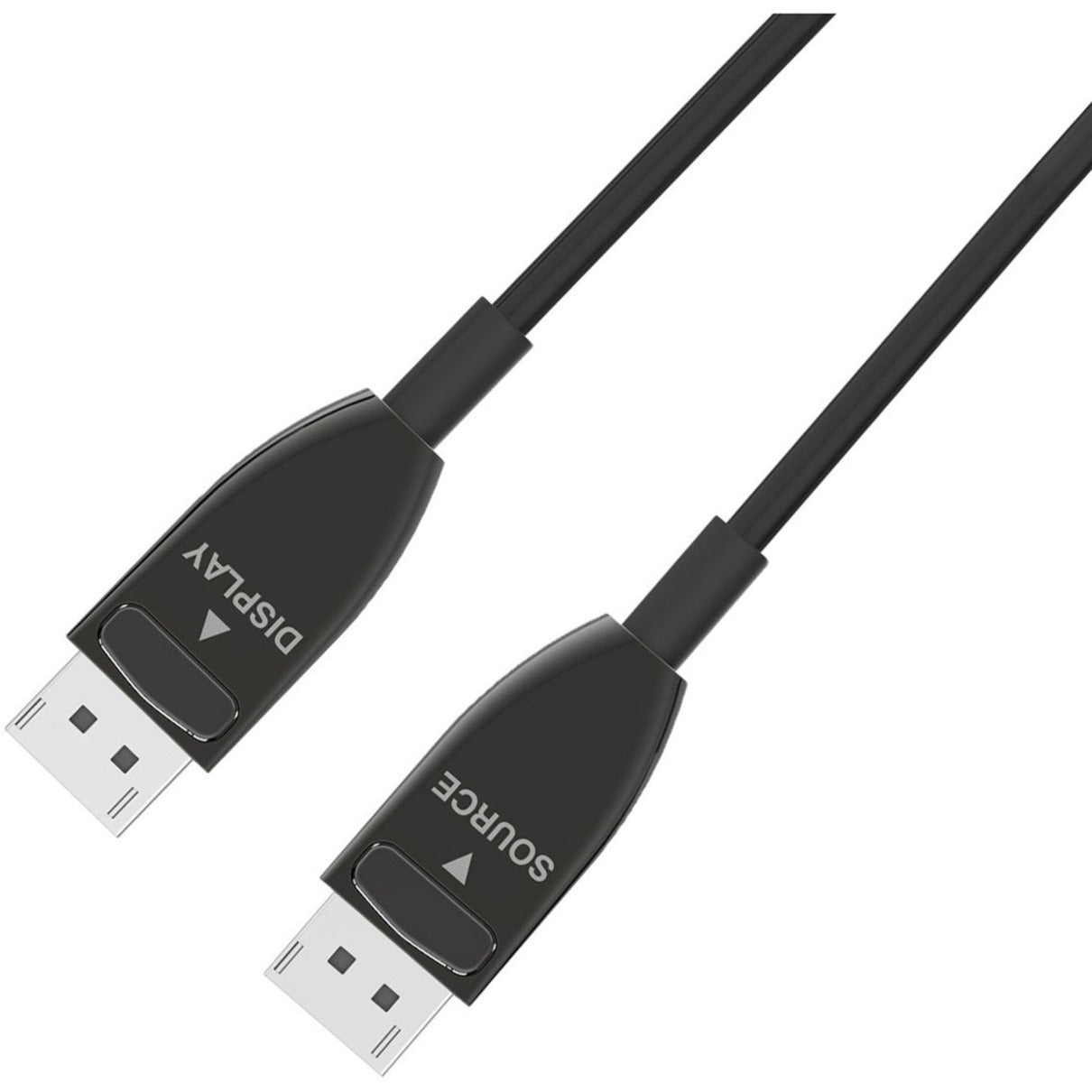 4XEM 4XFIBERDPAOC20M 20M 65ft Active Optical Fiber 1.4 DisplayPort Cable, EMI/RF Protection, 32.4 Gbit/s Data Transfer Rate, 7680 x 4320 Supported Resolution